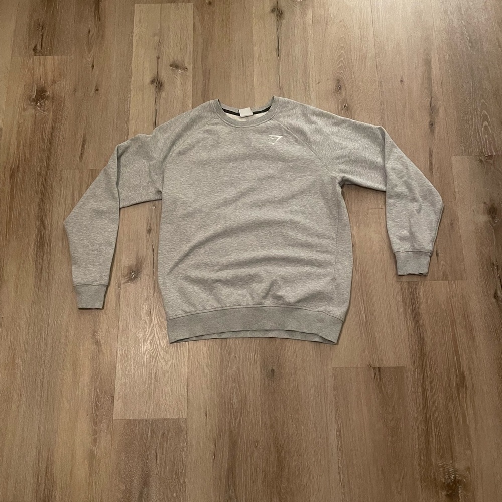 Gymshark Light Gray Crewneck Men's Sweater